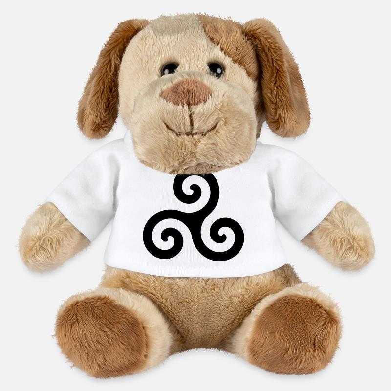 Bretagne - Chien en peluche Helge MiniFeet® - blanc