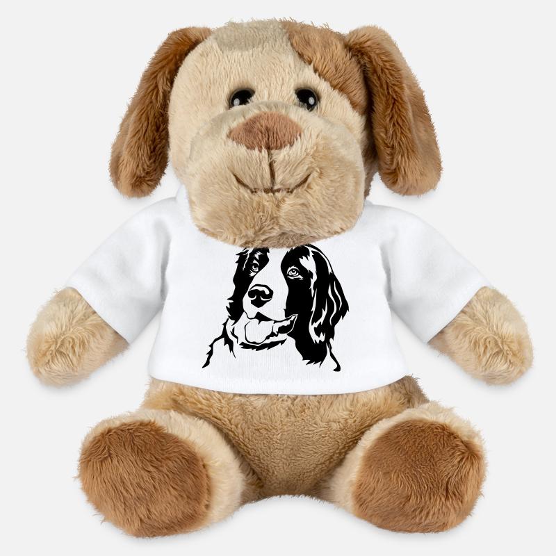 Landseer Kopf - MiniFeet® Hund Helge - Weiß