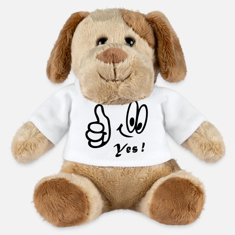 Number One , Yes, Comic - MiniFeet® Hund Helge - Weiß