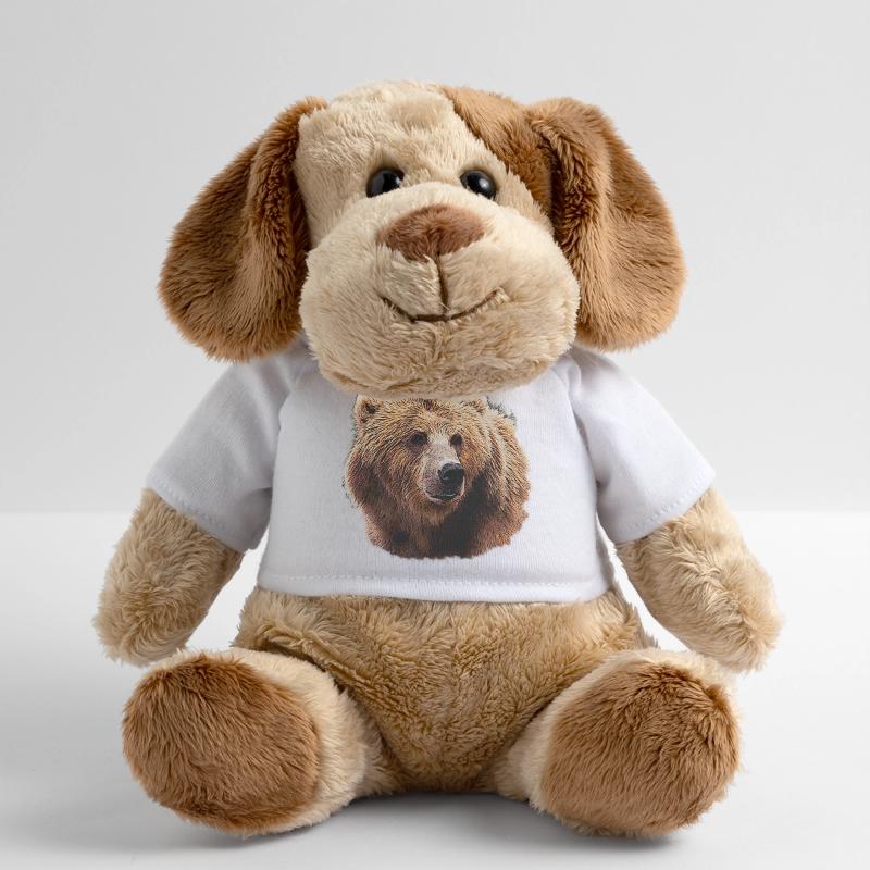 Bear Lover T-Shirts, Bear Head Night Pattern MiniFeet® Dog Helge