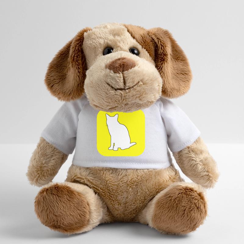 SnapChat (te) (jeu de mots français) Chien en peluche Helge MiniFeet®
