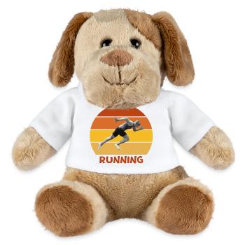 Laufen, Laufen, Sprinten - MiniFeet® Hund Helge - Weiß - Vorne