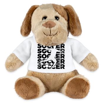 Football - Chien en peluche Helge MiniFeet® - blanc - Devant
