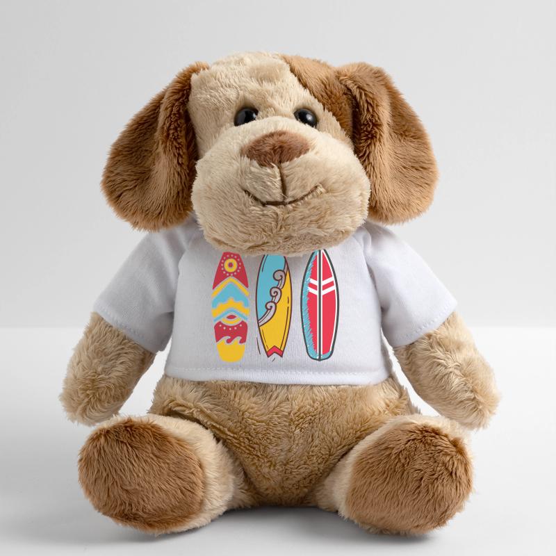 Three pop art surf boards MiniFeet® Dog Helge
