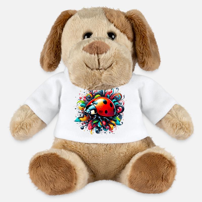 Ladybird - MiniFeet® Dog Helge - white