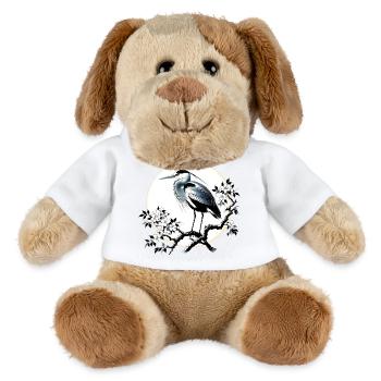 Héron blanc gris Japon Japon - Chien en peluche Helge MiniFeet® - blanc - Devant