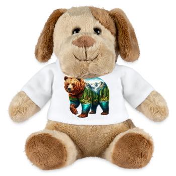 Ours - Chien en peluche Helge MiniFeet® - blanc - Devant