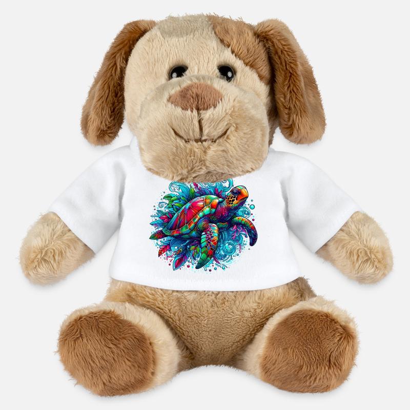 Schildkröte - MiniFeet® Hund Helge - Weiß