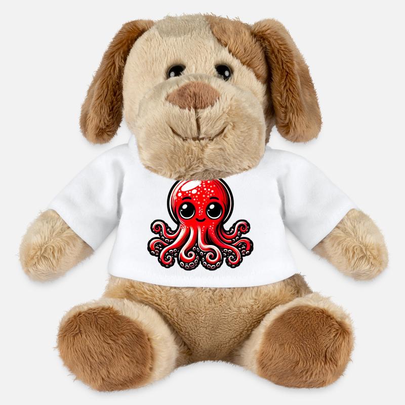 Krake - MiniFeet® Hund Helge - Weiß