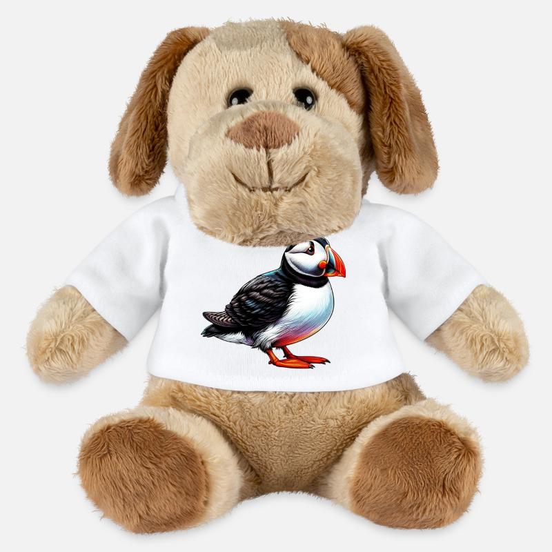 Papageitaucher - MiniFeet® Hund Helge - Weiß