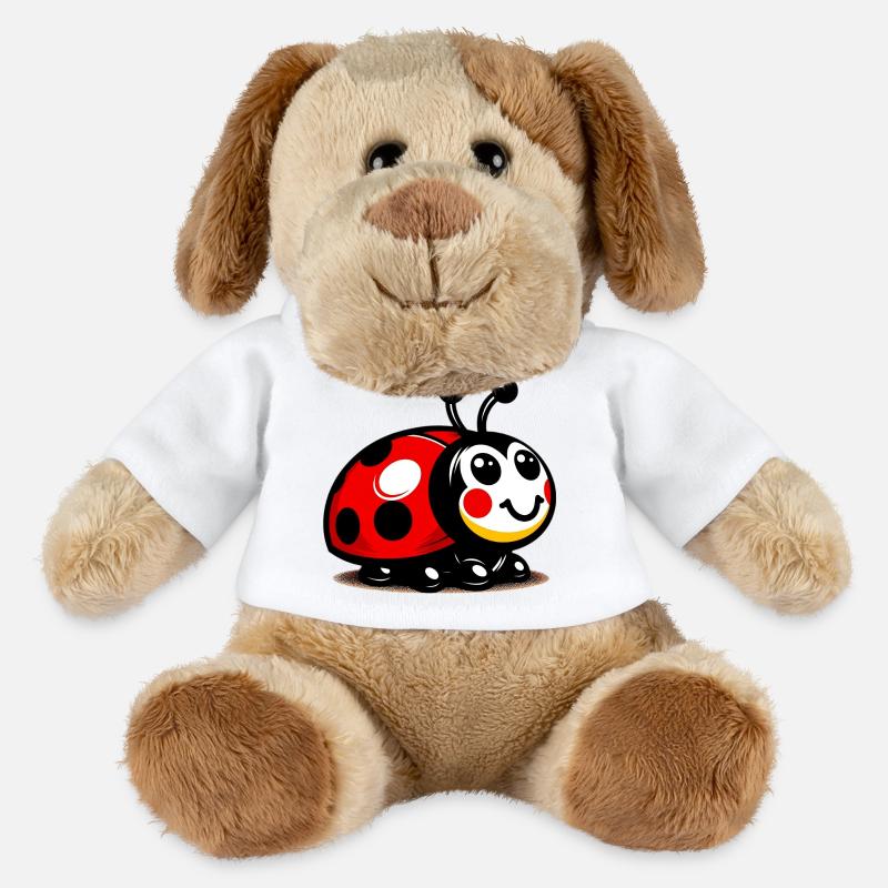 Marienkäfer - MiniFeet® Hund Helge - Weiß