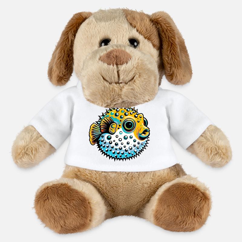 Blowfish - Chien en peluche Helge MiniFeet® - blanc