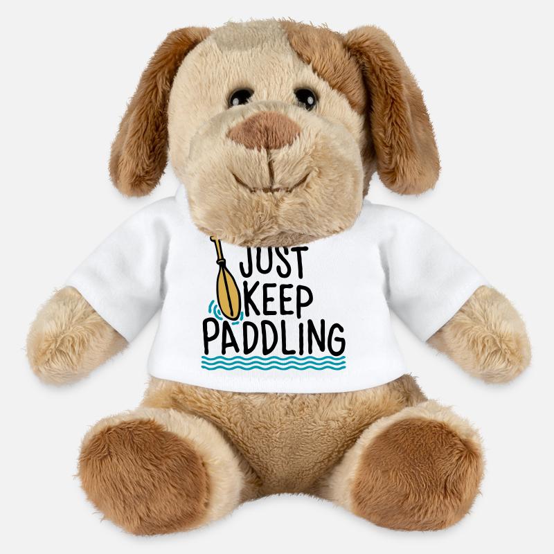 Just Keep Paddling - MiniFeet® Dog Helge - white