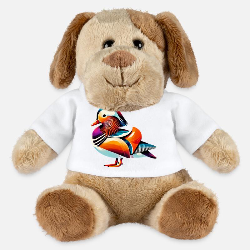 Mandarinente - MiniFeet® Hund Helge - Weiß