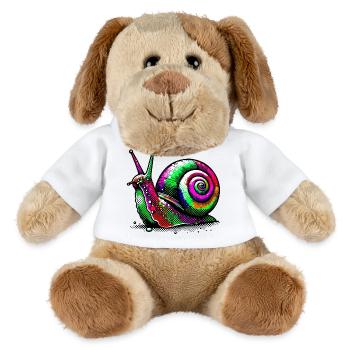 Schnecke - MiniFeet® Hund Helge - Weiß - Vorne