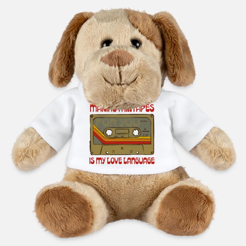 Mixtapes are my love language - MiniFeet® Dog Helge - white