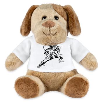 Breakdance Girl - MiniFeet® Dog Helge - white - Front