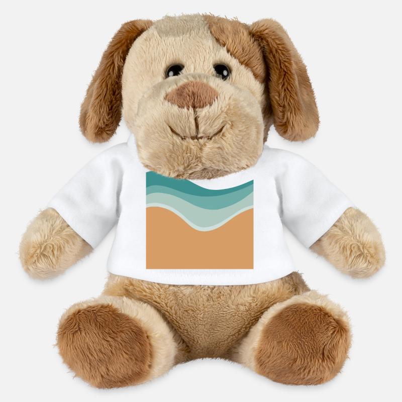 Minimaler Strand - MiniFeet® Hund Helge - Weiß