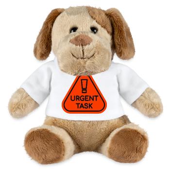 Priority Signal for Urgent Tasks - MiniFeet® Dog Helge - white - Front