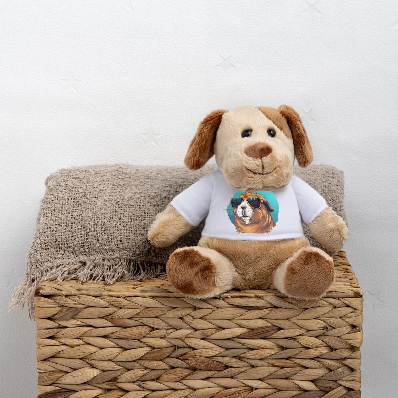 Cochon d’Inde décontracté avec lunettes de soleil Chien en peluche Helge MiniFeet®