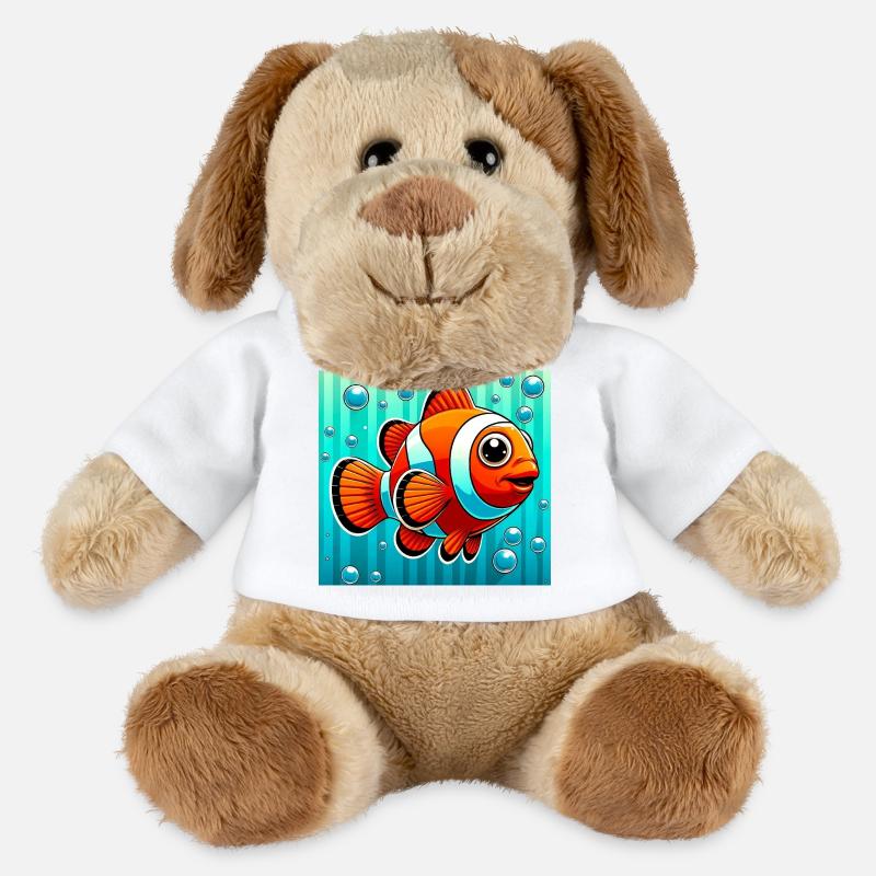 Clownfisch - MiniFeet® Hund Helge - Weiß