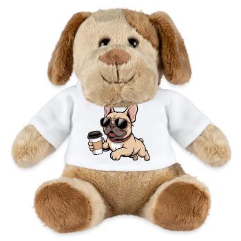 Sonnenbrillen Französische Bulldogge Kaffee - MiniFeet® Hund Helge - Weiß - Vorne