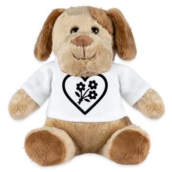 Herz + Florist – Superflorist - MiniFeet® Hund Helge - Weiß - Vorne