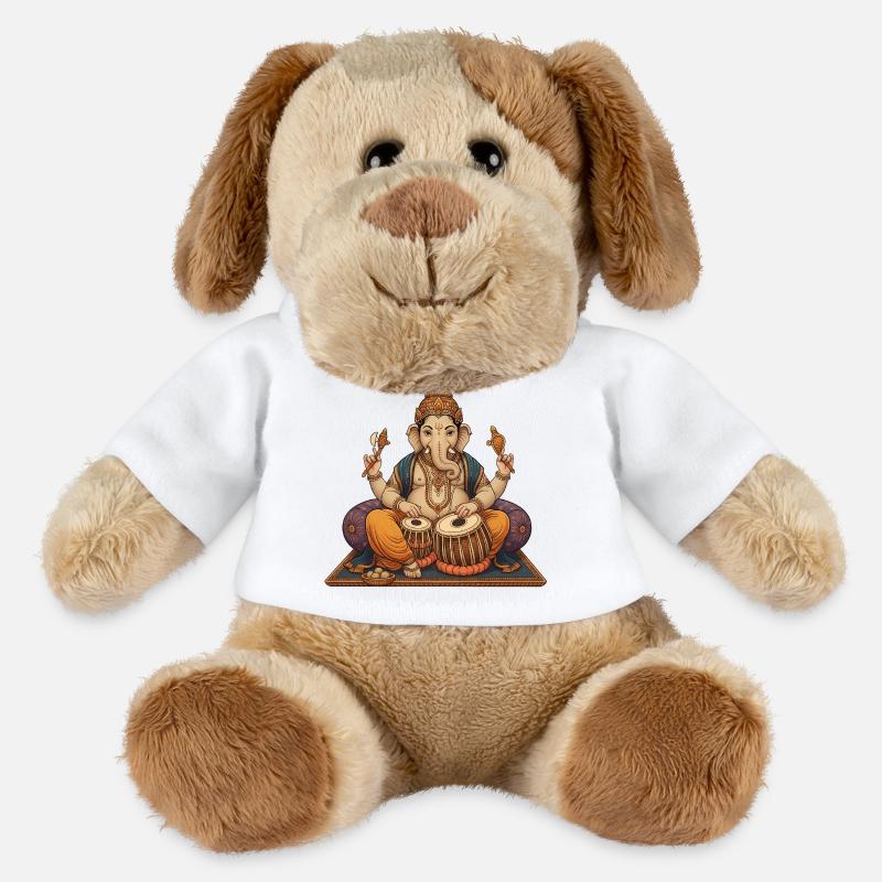 Ganesha Tabla - MiniFeet® Hund Helge - Weiß