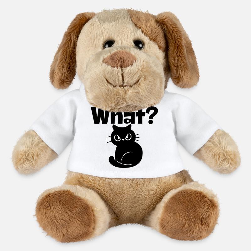 What Cat - Chien en peluche Helge MiniFeet® - blanc