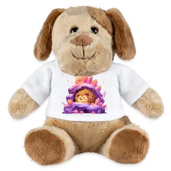 Crystal Cave Hedgehog Idyll - MiniFeet® Dog Helge - white - Front