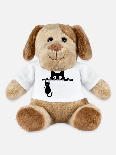 Kitty the cat - cat lover gift - MiniFeet® Dog Helge - white