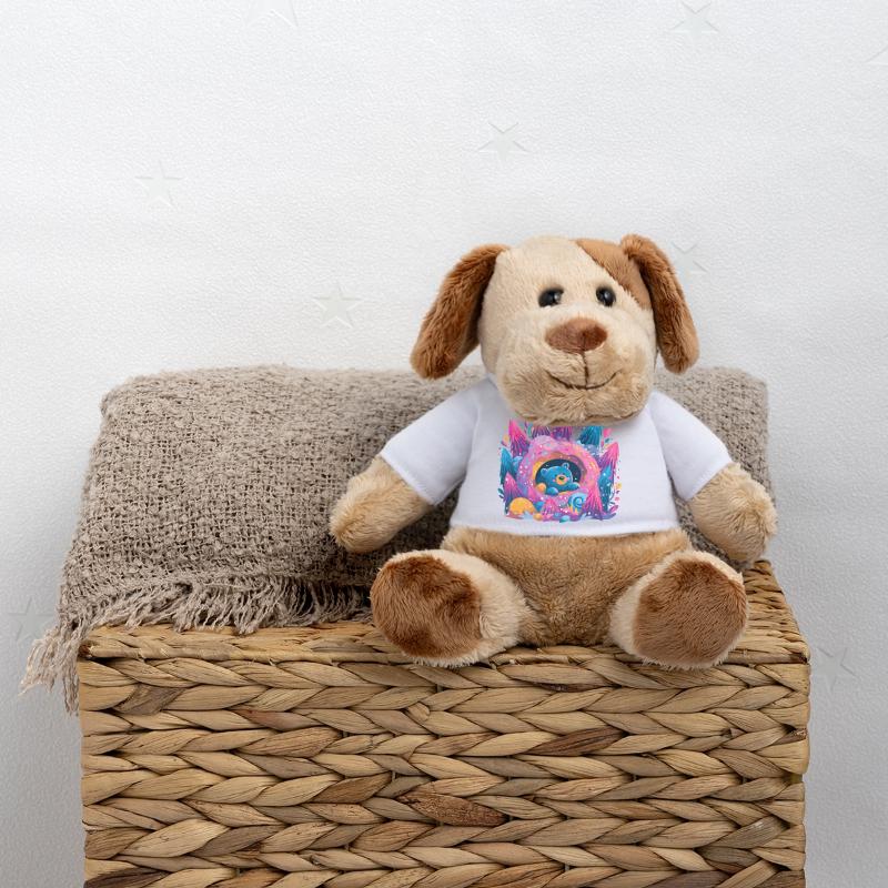 Ours dans Donut Dream Forêt de néons Chien en peluche Helge MiniFeet®