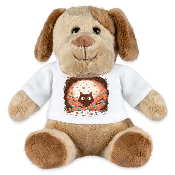 Katzentraum im Zuckerkreisel - MiniFeet® Hund Helge - Weiß - Vorne