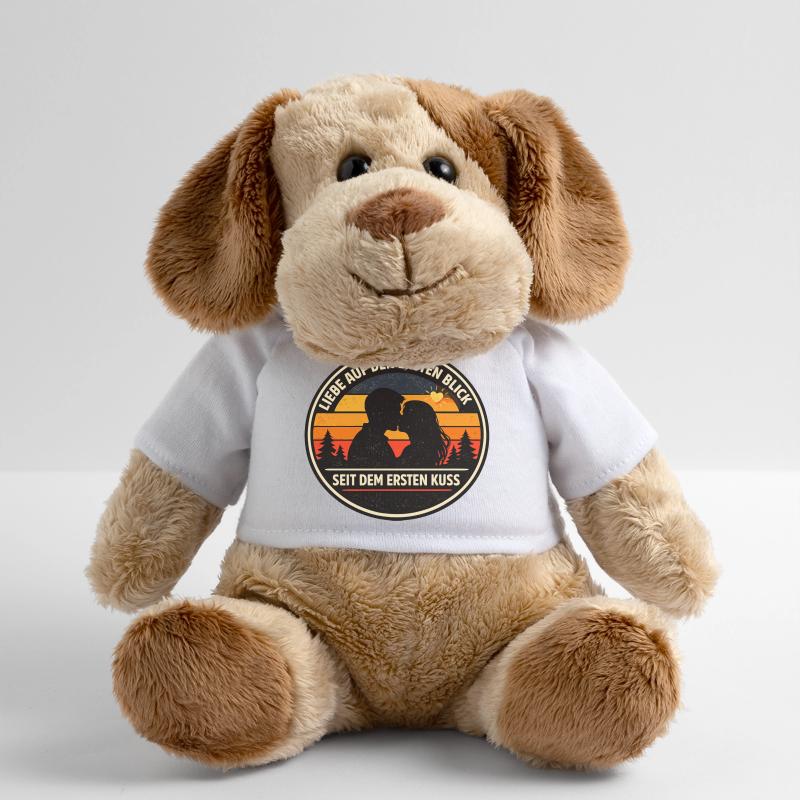 Expression du coup de foudre Chien en peluche Helge MiniFeet®