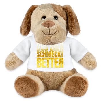 Tirol Des Bier schmeckt better - MiniFeet® Hund Helge - Weiß - Vorne
