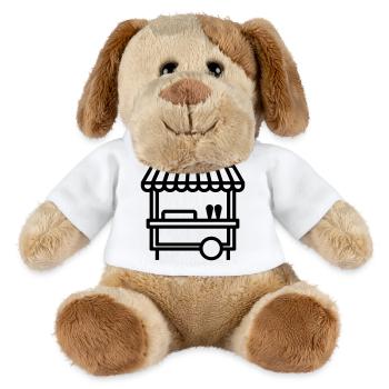 Street food - MiniFeet® Dog Helge - white - Front