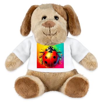 ladybird - MiniFeet® Dog Helge - white - Front