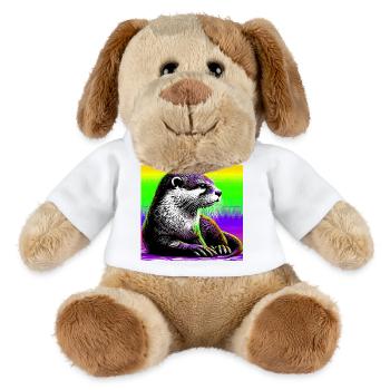 otter - MiniFeet® Dog Helge - white - Front
