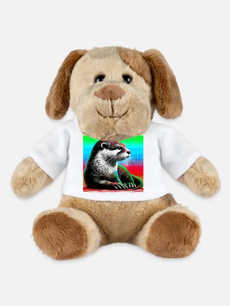 otter - MiniFeet® Dog Helge - white