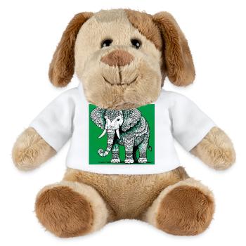 Elefant - MiniFeet® Hund Helge - Weiß - Vorne