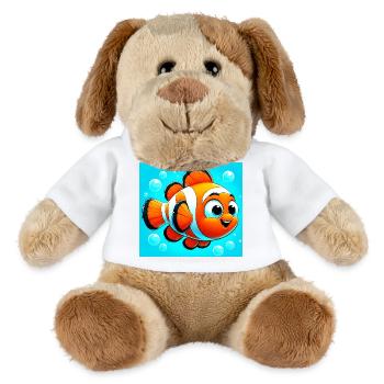 Clownfisch - MiniFeet® Hund Helge - Weiß - Vorne