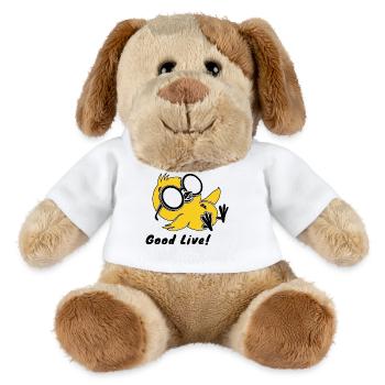Good Life Penguin Funny Sunglasses Chill Tee - MiniFeet® Hund Helge - Weiß - Vorne