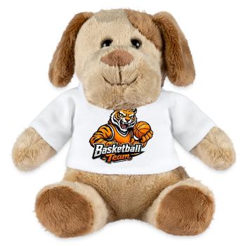Tiger Basketball Team Motif - MiniFeet® Dog Helge - white - Front
