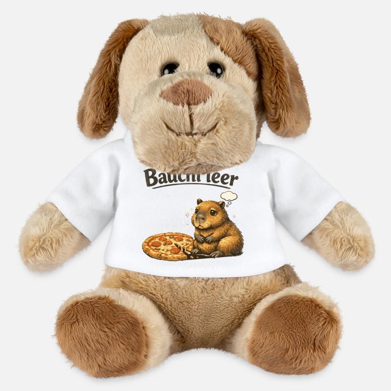 Bauchi leer - MiniFeet® Hund Helge - Weiß