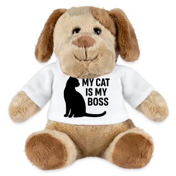 Katze ist Chef - MiniFeet® Hund Helge - Weiß - Vorne