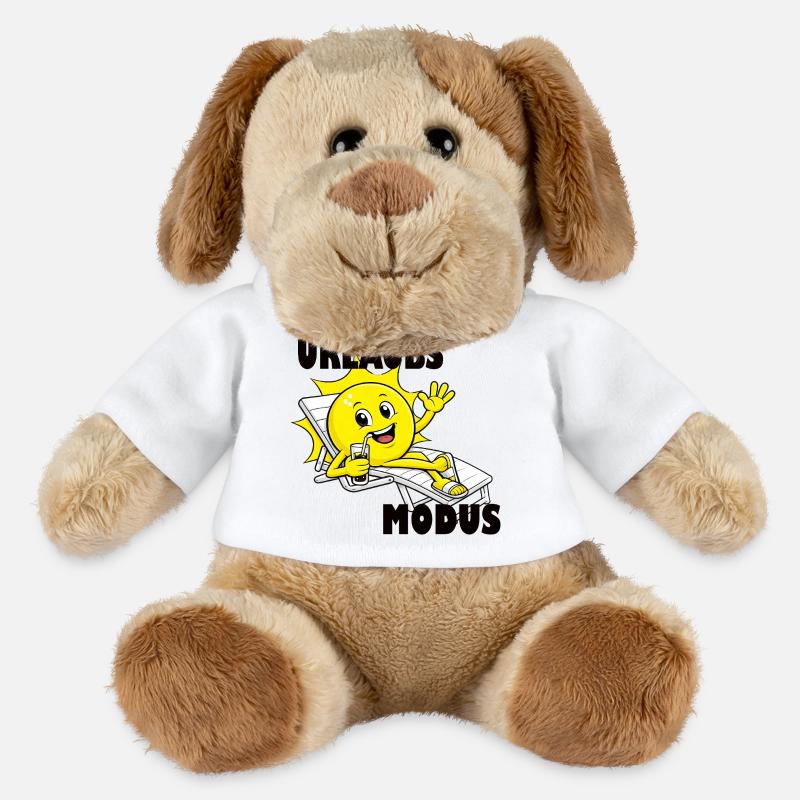 Vacation mode, vacation - MiniFeet® Dog Helge - white