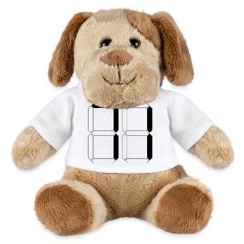 NUMBER 71 Seventy-One Gift Digital - MiniFeet® Dog Helge - white - Front