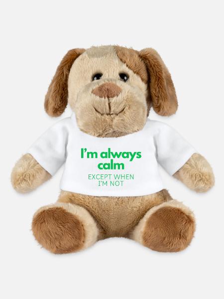 Always Calm (Except When I’m Not) - MiniFeet® Dog Helge - white