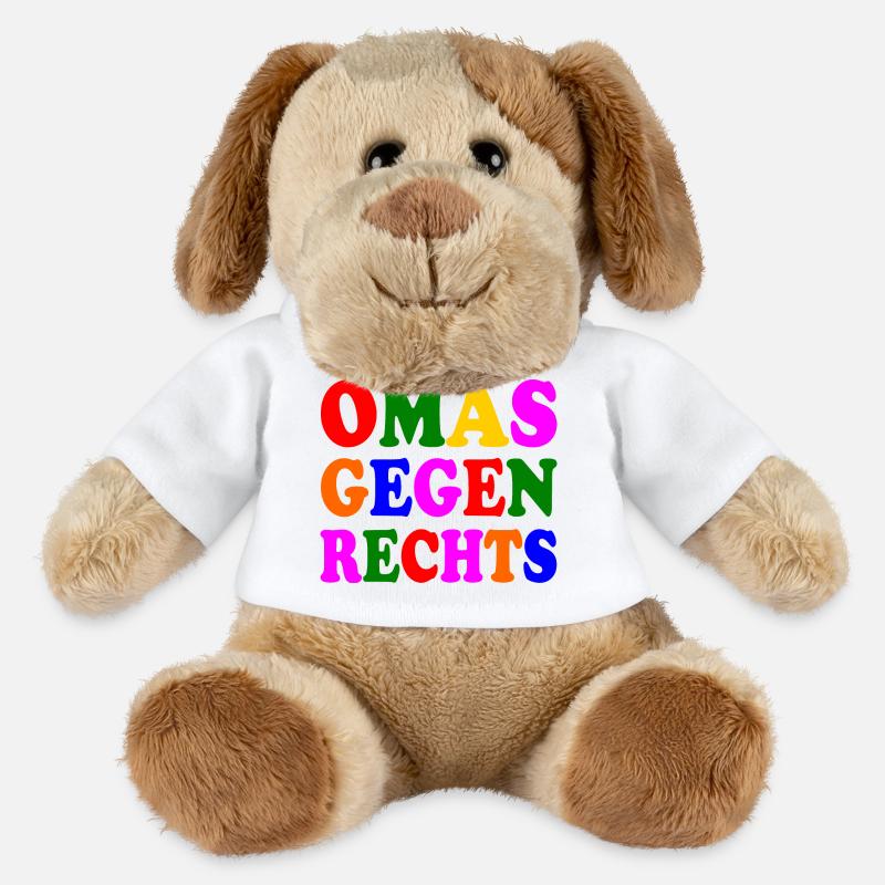 Omas gegen rechts - MiniFeet® Hund Helge - Weiß
