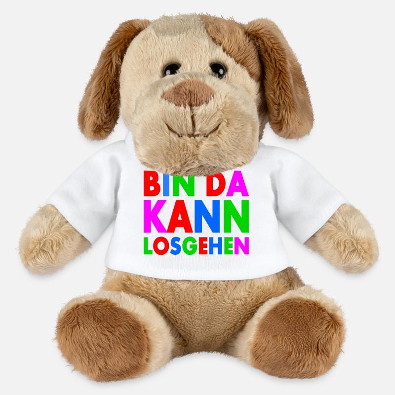 BIN DA KANN LOSGEHEN - MiniFeet® Hund Helge - Weiß